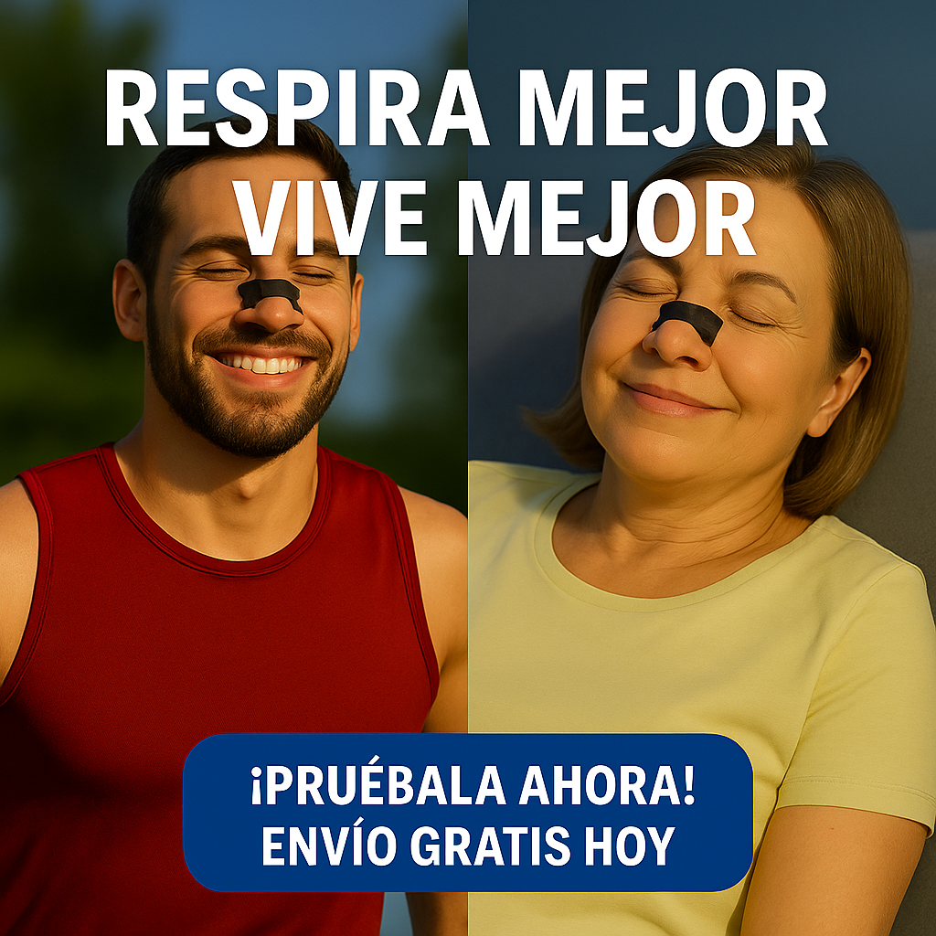 Banda Nasal BreatheX™ | Respira Libre, Vive Mejor