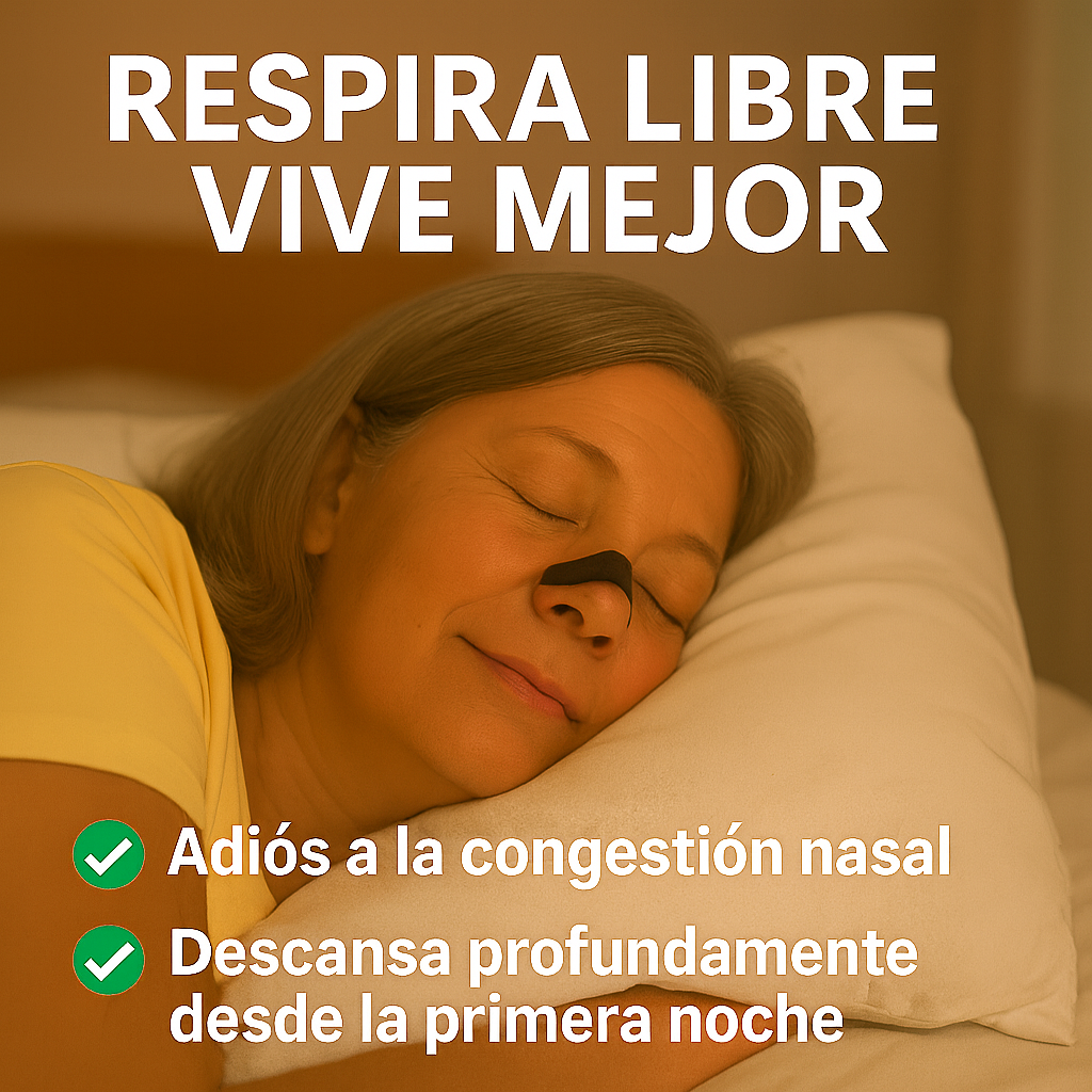 Banda Nasal BreatheX™ | Respira Libre, Vive Mejor